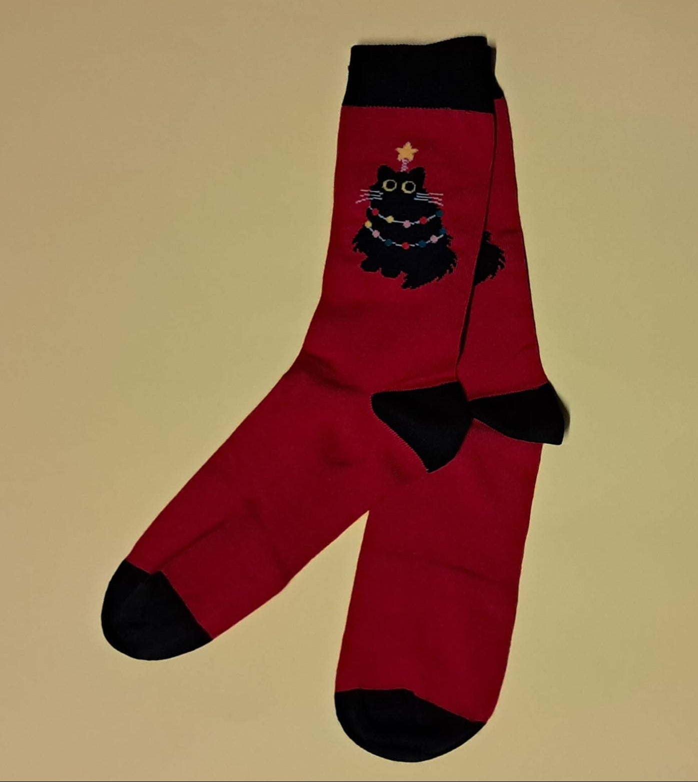 Meias Gato Natalício